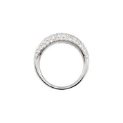 14K White 1 1/5 CTW Natural Diamond Pave Ring