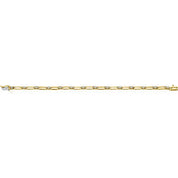 14K Yellow 3/8 CTW Natural Diamond Line 7" Bracelet