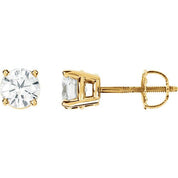 14K Yellow 1 1/2 CTW Natural Diamond Stud Earrings