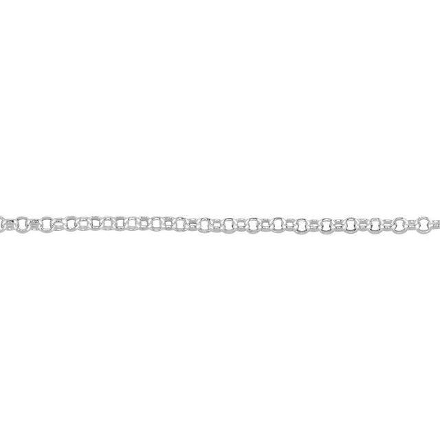 Sterling Silver 1.5 mm Adjustable Rolo 16-22" Chain