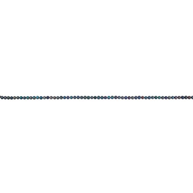 8-9 mm Cultured Black Freshwater Pearl 72" Rope Necklace