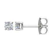 14K White 1/4 CTW Natural Diamond Stud Earrings