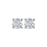 14K White 1/2 CTW Natural Diamond Stud Earrings