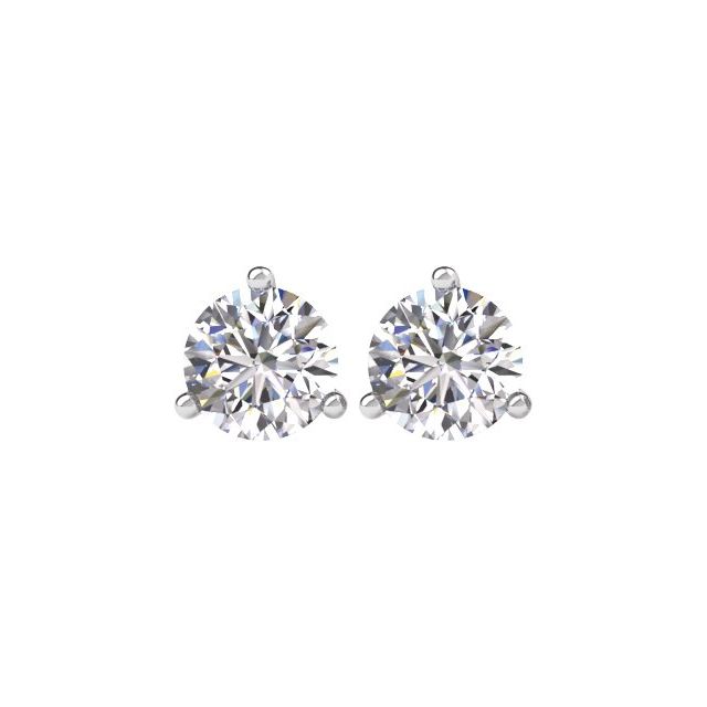14K White 2 CTW Natural Diamond Earrings