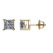14K Yellow 3/4 CTW Natural Diamond Stud Earrings
