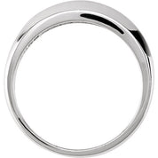 14K White 3/8 CTW Natural Diamond Ring