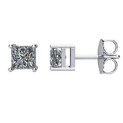14K White 3/4 CTW Natural Diamond Stud Earrings