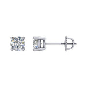 14K White 1/2 CTW Natural Diamond Stud Earrings