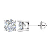 14K White 1 1/2 CTW Natural Diamond Stud Earrings