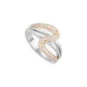 14K White/Yellow 1/3 CTW Natural Diamond Ring