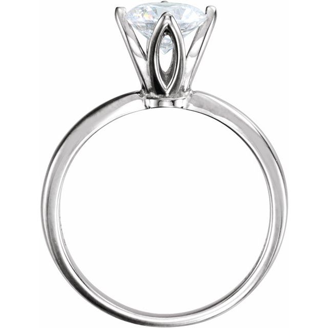 14K Yellow 1/4 CTW Natural Diamond Tulipset? Solitaire Engagement Ring