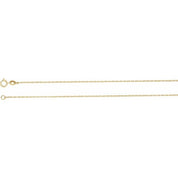 10K 1 mm Rope Chain