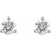 Platinum 1/3 CTW Natural Diamond Earrings