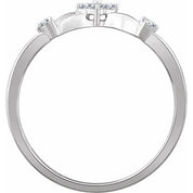 Natural Diamond Promise Ring in 10K and 14K Gold