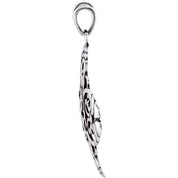 Sterling Silver 1/3 CTW Natural Diamond Filigree Pendant