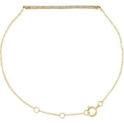 14K Yellow 1/6 CTW Natural Diamond 6-8" Bracelet