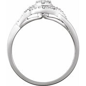 Natural Diamond Promise Ring in 10K and 14K Gold