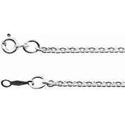 14K Yellow 2.1 mm Cable Chain Available by the Inch and in Multiple Lengths