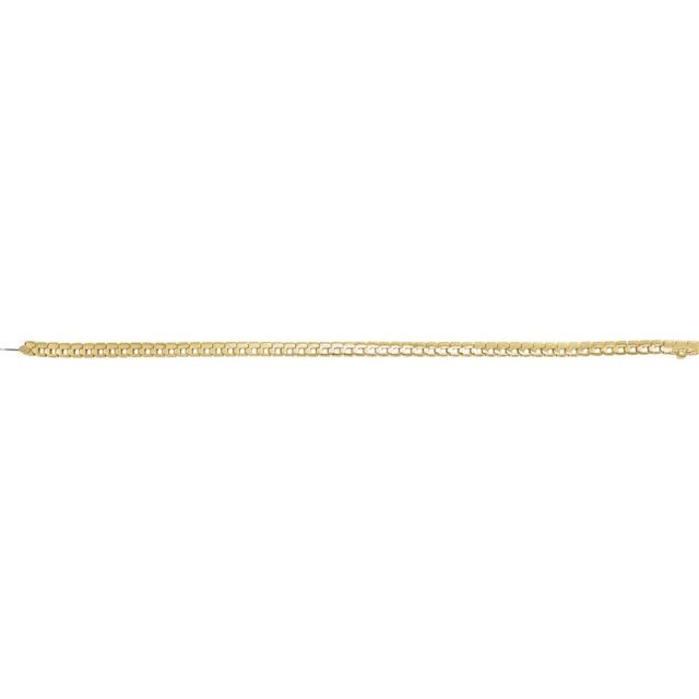 18K Yellow 9 1/3 CTW Natural Diamond Line 7" Bracelet