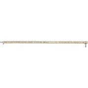 18K Yellow 9 1/3 CTW Natural Diamond Line 7" Bracelet