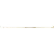 14K Yellow 1/6 CTW Natural Diamond 6-8" Bracelet