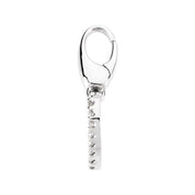 14K White .08 CTW Natural Diamond Heart Charm