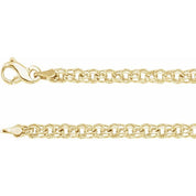 14K Yellow 4.7 mm Cable 7" Chain