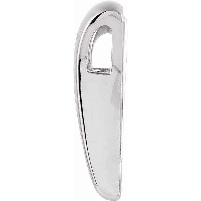 14K White 3/4 CTW Natural Diamond Three-Stone Pendant