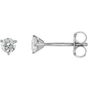 14K White 1/4 CTW Natural Diamond Stud Earrings