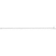 14K White 2 1/4 CTW Natural Diamond Line 7 1/4" Bracelet