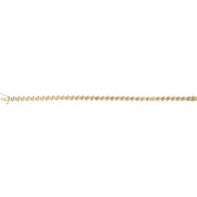 14K Yellow 1 1/2 CTW Natural Diamond Line 7 1/4" Bracelet