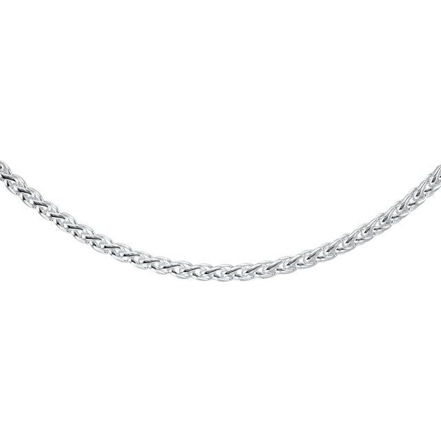 Sterling Silver Wheat 18" Chain