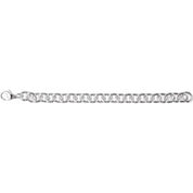Sterling Silver 10 mm Cable 8 1/2" Chain