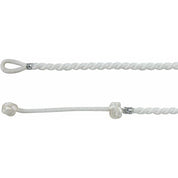 White 3 mm Satin Twist Adjustable 16-18" Necklace