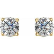 14K Yellow 1/2 CTW Natural Diamond Stud Earrings