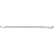 Sterling Silver 7.75 mm Cable 8 1/2" Chain