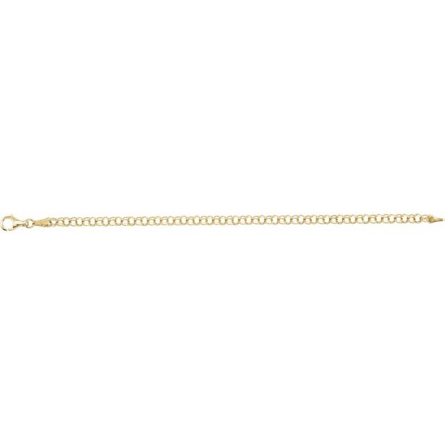 14K Yellow 3.75 mm Cable 7" Chain