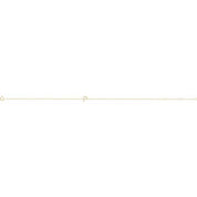 14K Yellow .05 CTW Natural Diamond Initial P 6-7" Bracelet