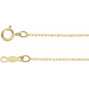 10K .75 mm Rope Chain