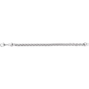 Sterling Silver Wheat 7" Chain