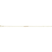 14K Yellow .07 CTW Natural Diamond Bar 6 1/2-7 1/2" Bracelet