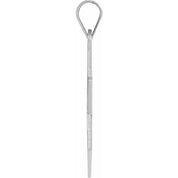 Sterling Silver 25x19 mm Star of David Pendant