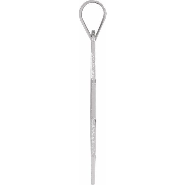 Sterling Silver 25x19 mm Star of David Pendant