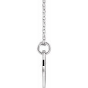 Sterling Silver Initial D 16-18" Necklace