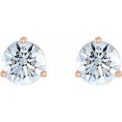 14K Rose 1/2 CTW Lab-Grown Diamond Stud Earrings