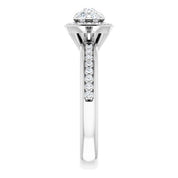 14K White 1/2 CTW Natural Diamond Engagement Ring