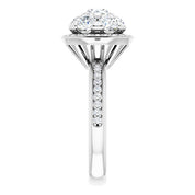 Platinum 1 1/2 CTW Natural Diamond Engagement Ring