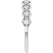 Platinum 1/3 CTW Natural Diamond Stackable Ring