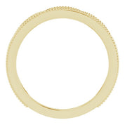 14K Yellow 1/8 CTW Natural Diamond Stackable Ring