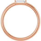 14K Rose 1/10 CTW Lab-Grown Diamond Stackable Ring